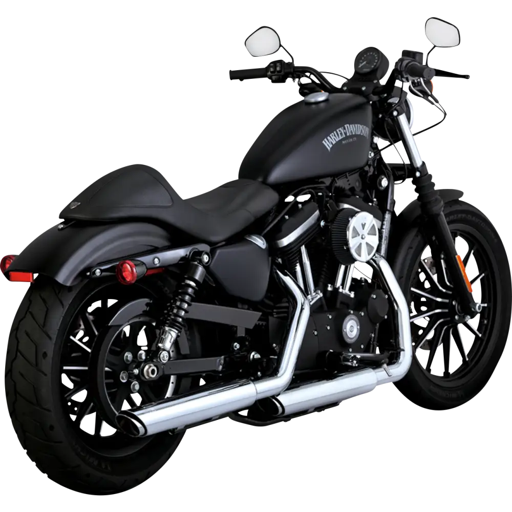 VANCE & HINES 3" Twin Slash Slip-On Muffler - Chrome 16361
