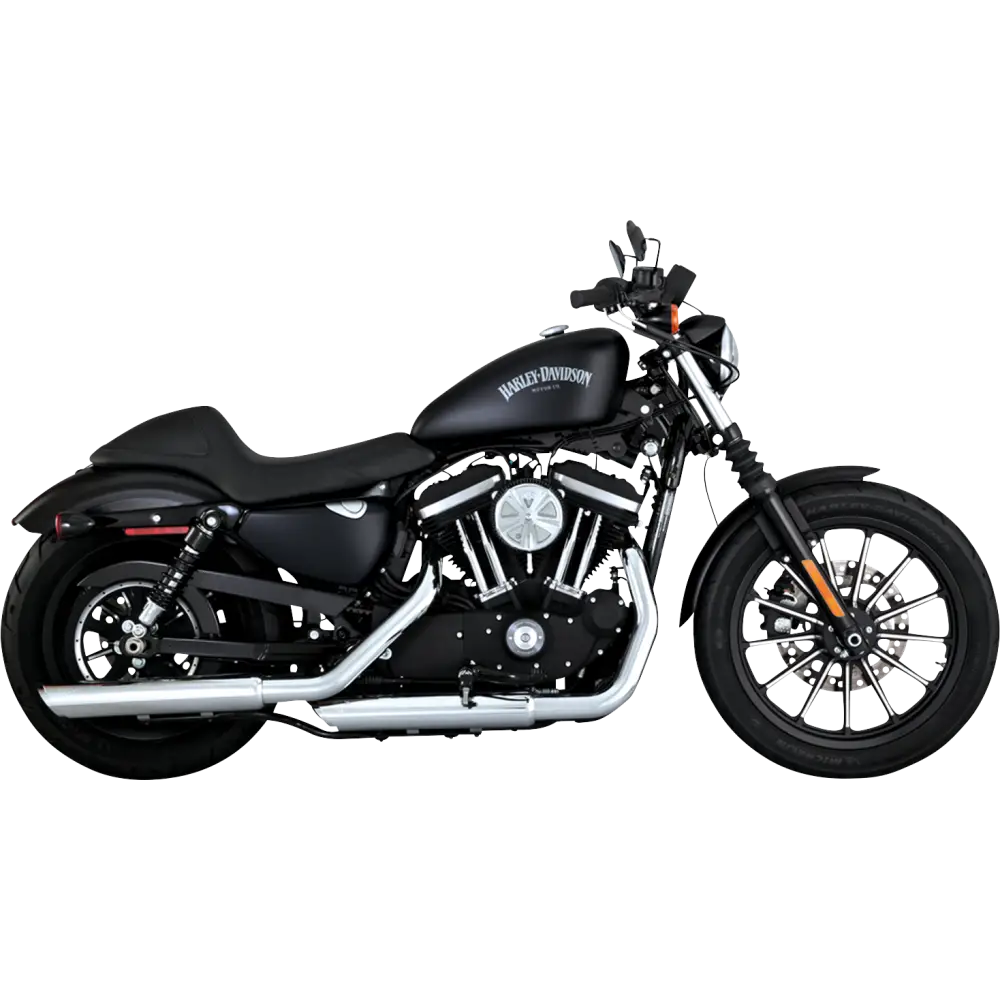 VANCE & HINES 3" Twin Slash Slip-On Muffler - Chrome 16361