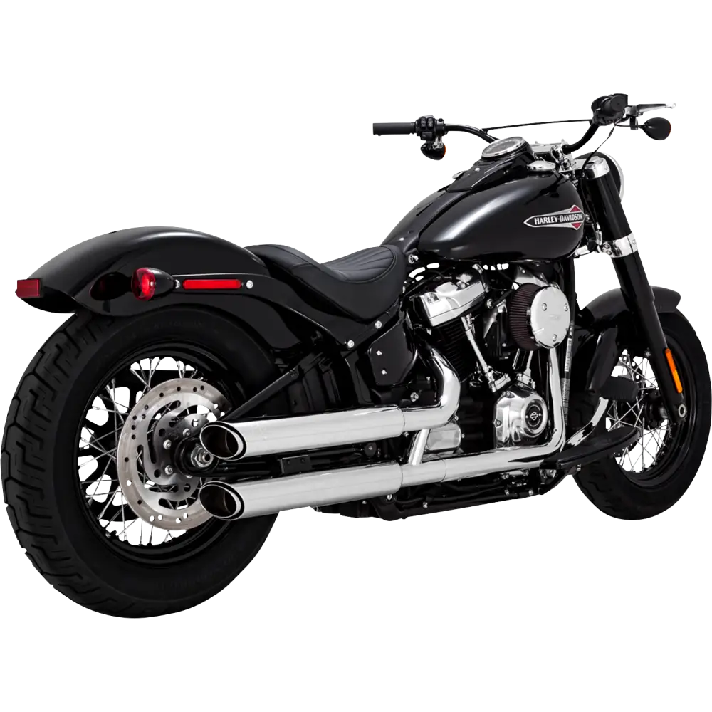 VANCE & HINES 3" Twin Slash Slip-On Muffler - Chrome 16376