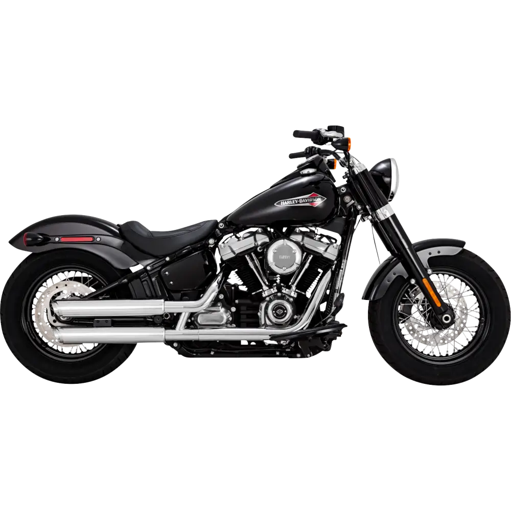 VANCE & HINES 3" Twin Slash Slip-On Muffler - Chrome 16376