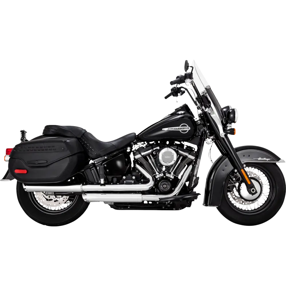 VANCE & HINES 3" Twin Slash Slip-On Muffler - Chrome 16379