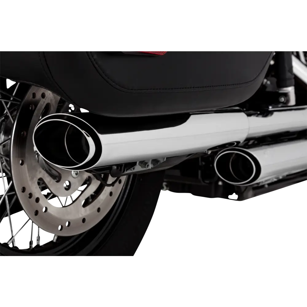 VANCE & HINES 3" Twin Slash Slip-On Muffler - Chrome 16379