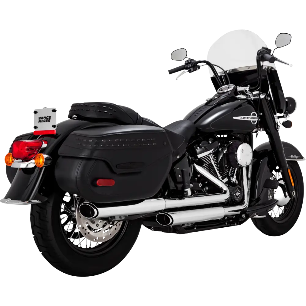 VANCE & HINES 3" Twin Slash Slip-On Muffler - Chrome 16379