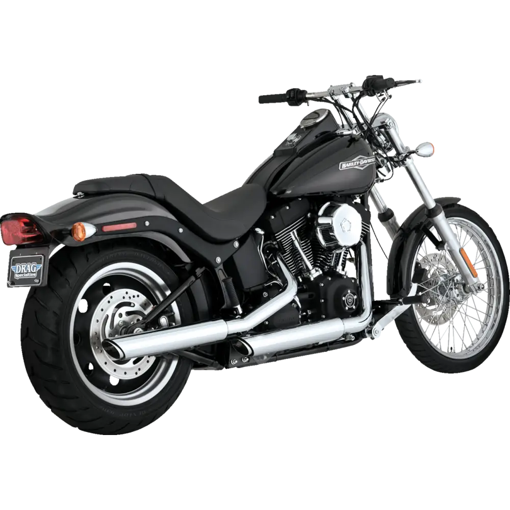 VANCE & HINES 3" Twin Slash Slip-On Muffler - Chrome 16834