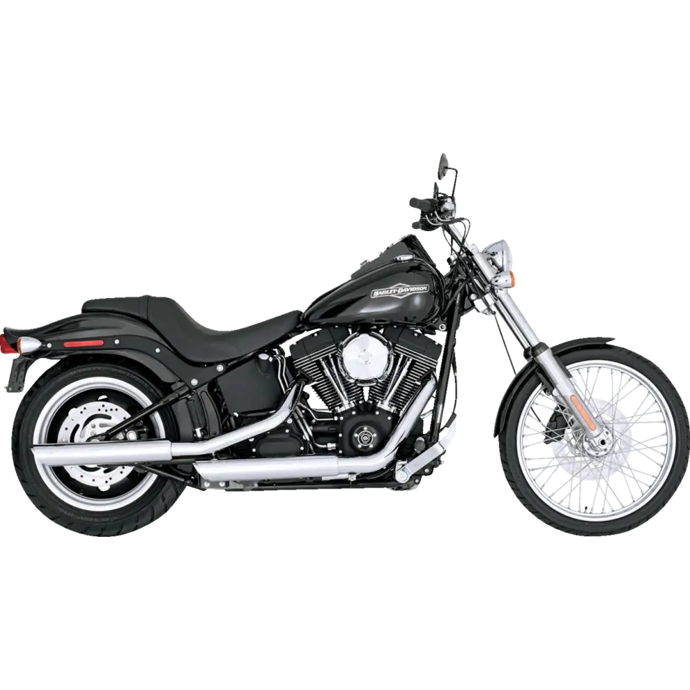 VANCE & HINES 3" Twin Slash Slip-On Muffler - Chrome 16834