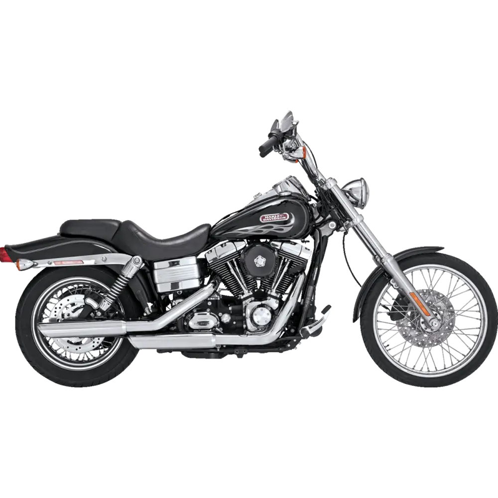 VANCE & HINES 3" Twin Slash Slip-On Muffler - Chrome 16838