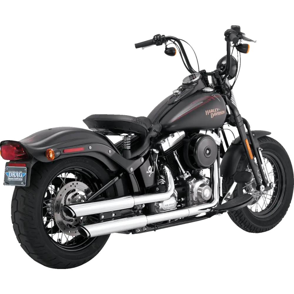 VANCE & HINES 3" Twin Slash Slip-On Mufflers - Chrome 16842
