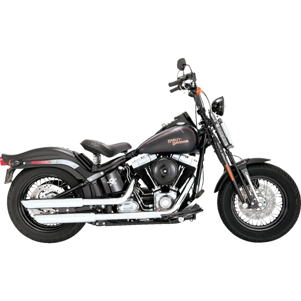 VANCE & HINES 3" Twin Slash Slip-On Mufflers - Chrome 16842