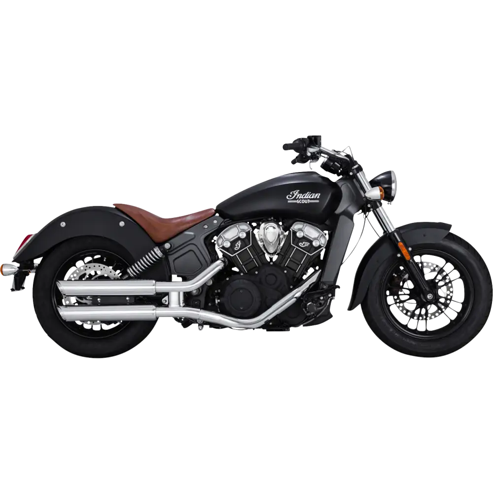 VANCE & HINES 3" Twin Slash Slip-On Mufflers - Chrome 18323