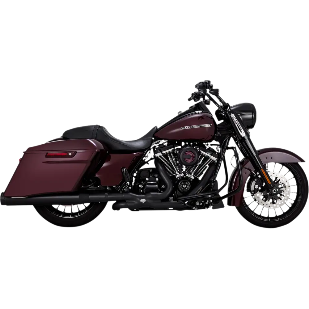 VANCE & HINES 4-1/2" Torquer Slip-On Mufflers - Black 46674