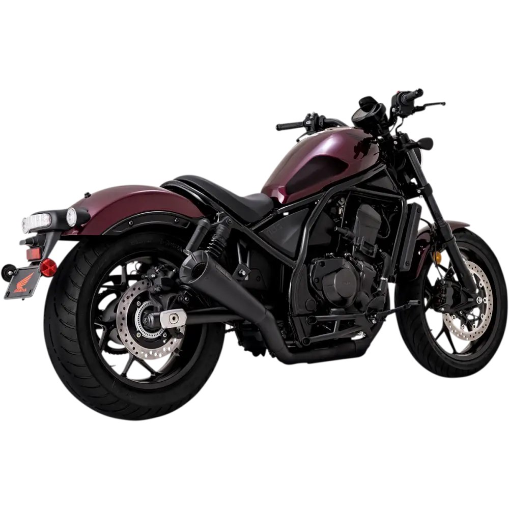 VANCE & HINES Black Muffler - Honda Rebel 48425
