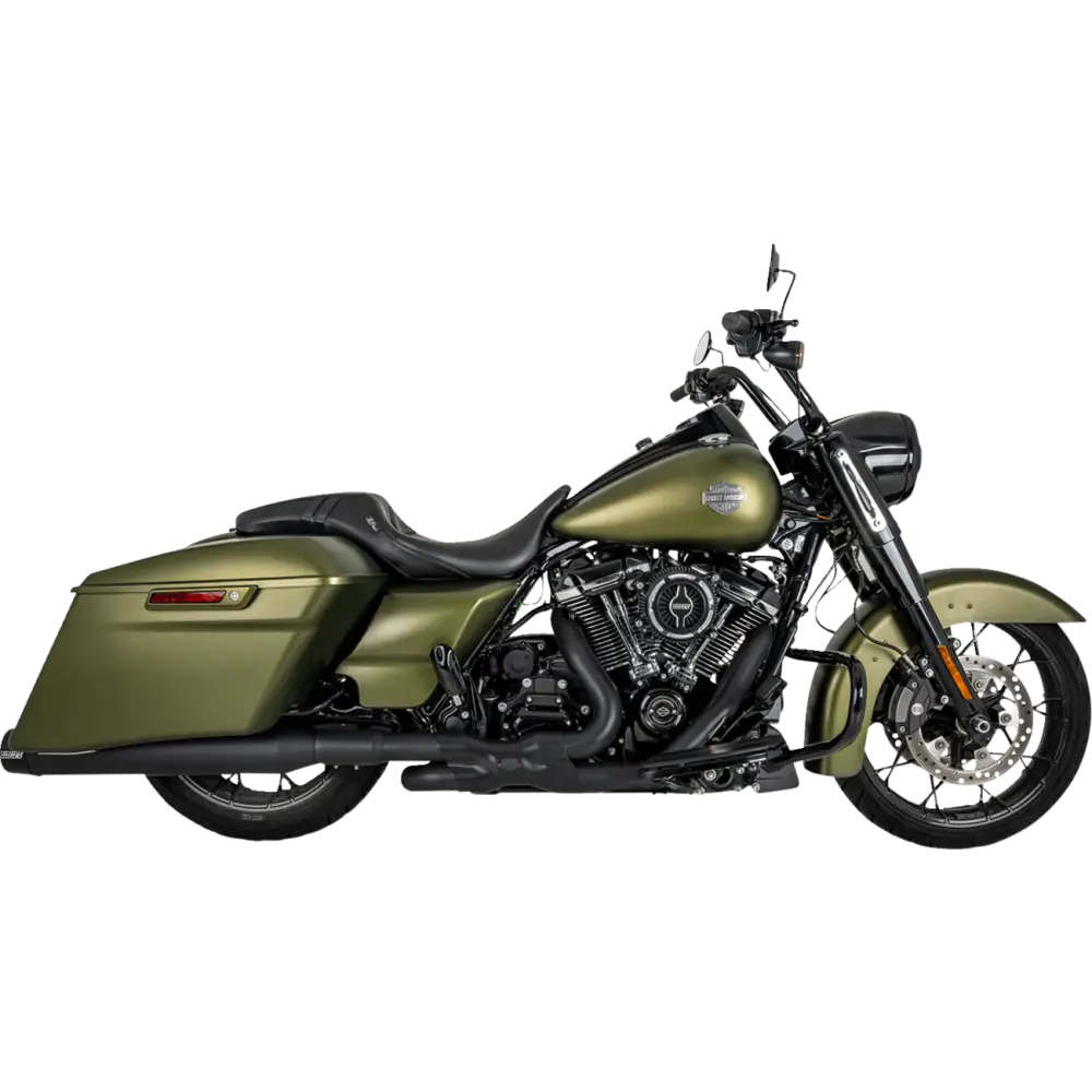 VANCE & HINES Blackbird 450 Slip-On Mufflers - Black 46792