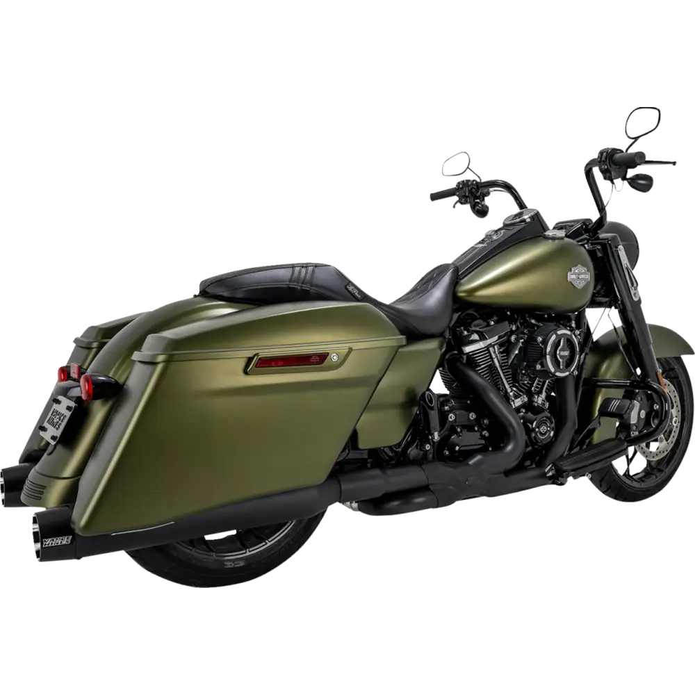 VANCE & HINES Blackbird 450 Slip-On Mufflers - Black 46792