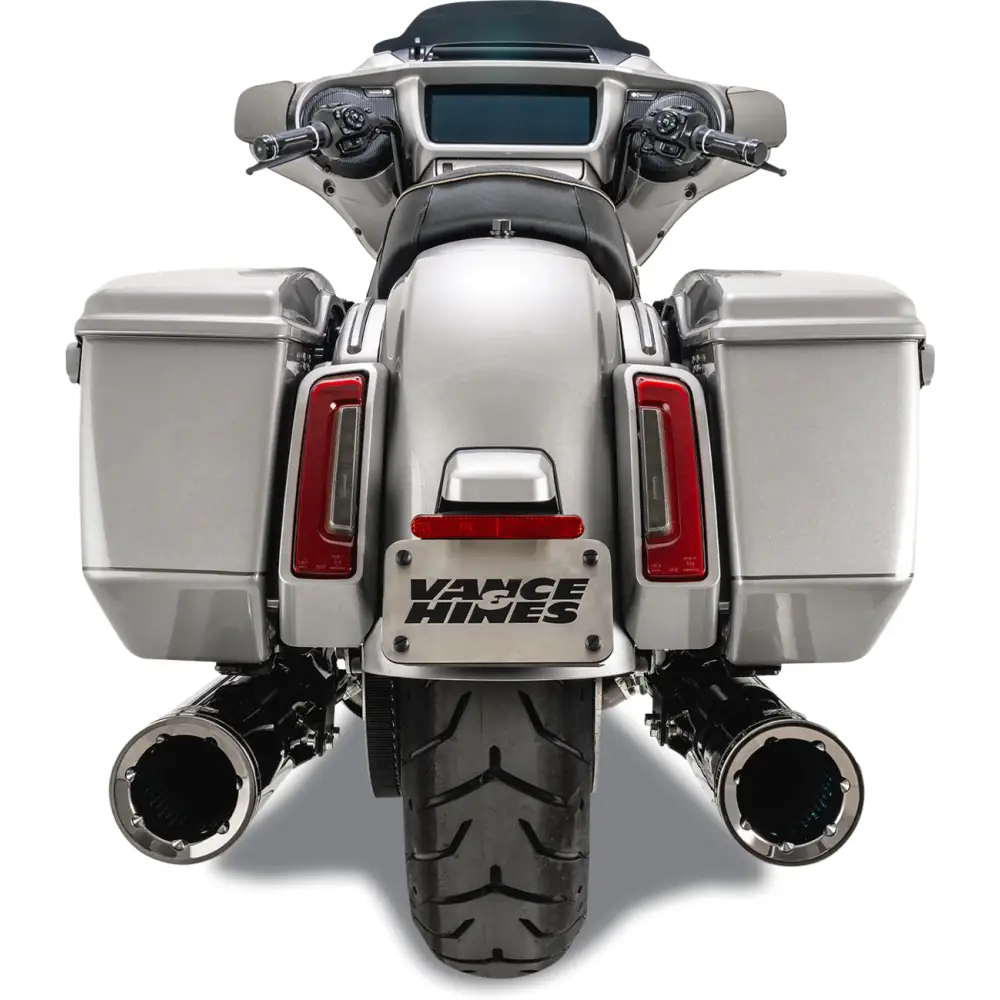 VANCE & HINES Hi-Output Slip-On Mufflers - Dark Chrome - 4-1/2" 16468