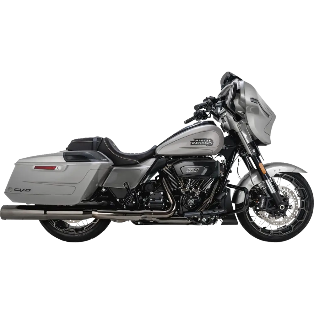 VANCE & HINES Hi-Output Slip-On Mufflers - Dark Chrome - 4-1/2" 16468