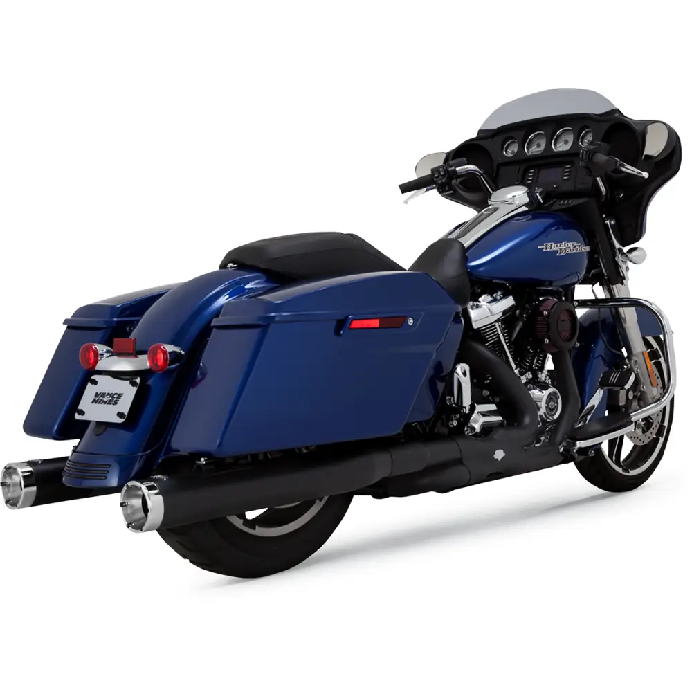 VANCE & HINES Monster Round Muffler for FL - Black 46780
