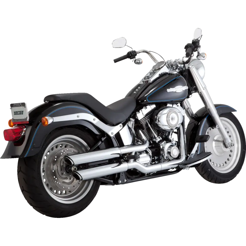VANCE & HINES Twin Slash 3" Slip-On Mufflers - Chrome 16844