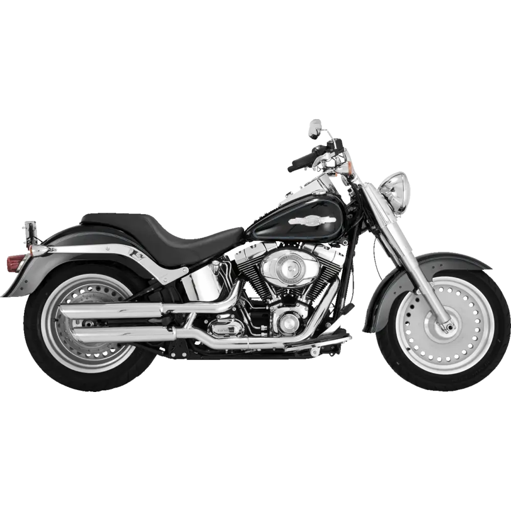 VANCE & HINES Twin Slash 3" Slip-On Mufflers - Chrome 16844