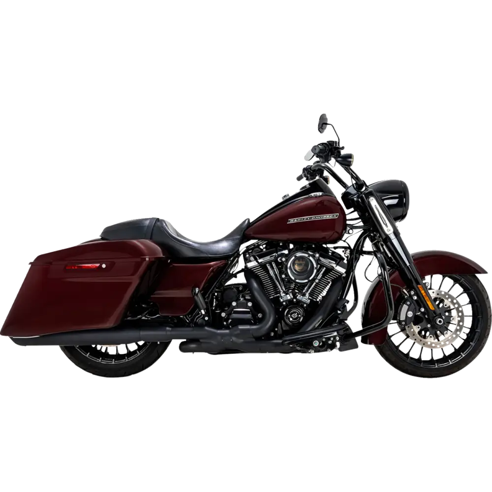 VANCE & HINES Twin Slash Slip-On Muffler - Black 46672
