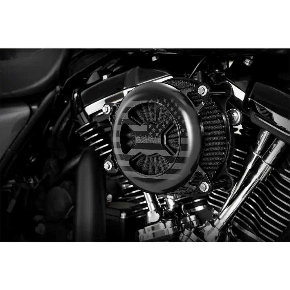 VANCE & HINES VO2 America Air Cleaner - Freedom Black 42045FG