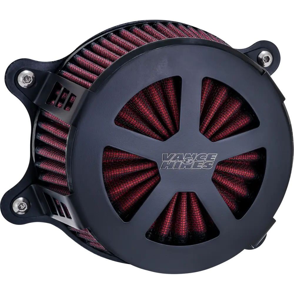 VANCE & HINES VO2 Radiant V Air Intake - Black Ceramic 41467