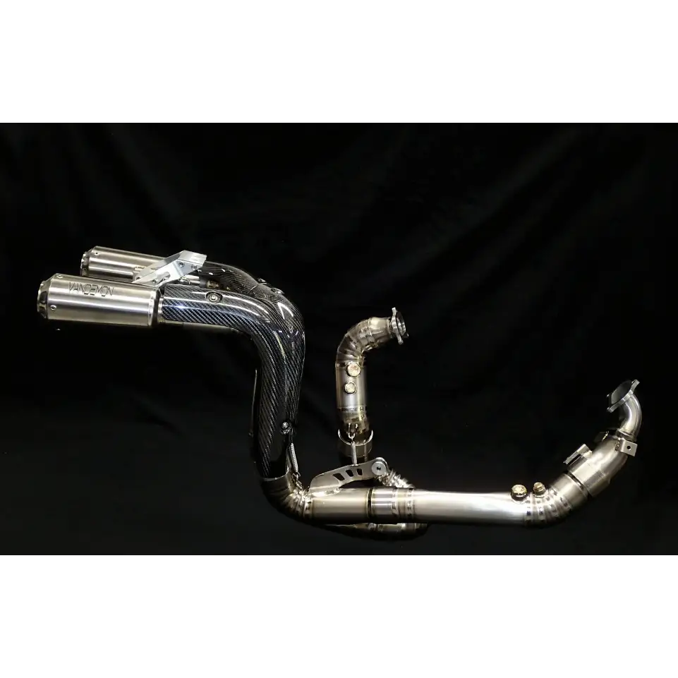 Vandemon Ducati Panigale 1199S 1299S 1299 SP & R Titanium High Mount Exhaust System