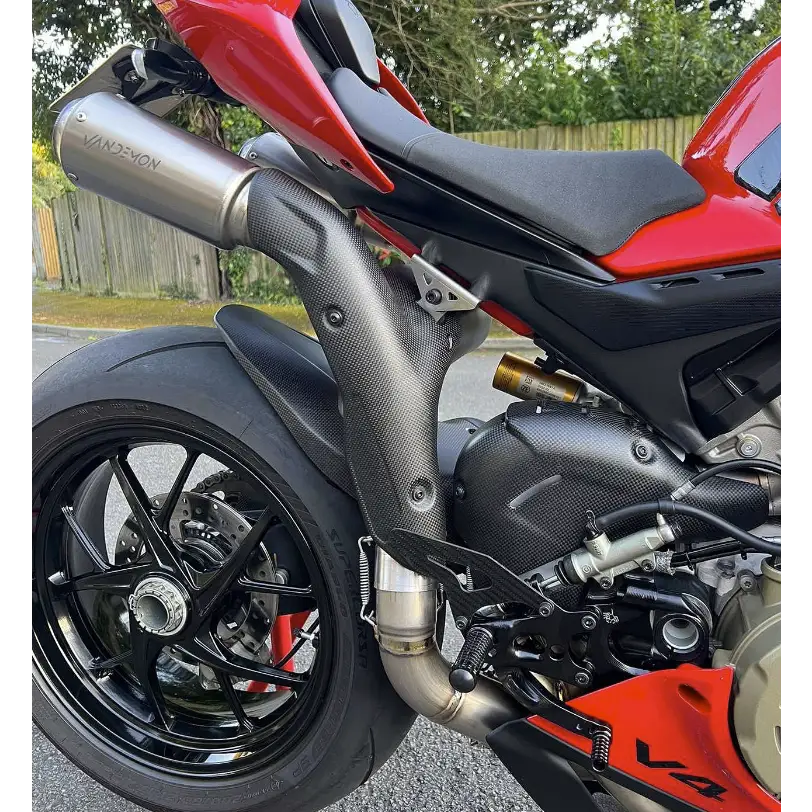 Vandemon Ducati Panigale V4 Titanium High Mount Exhaust System