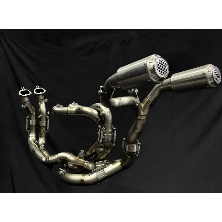 Vandemon Ducati Panigale V4 Titanium High Mount Exhaust System