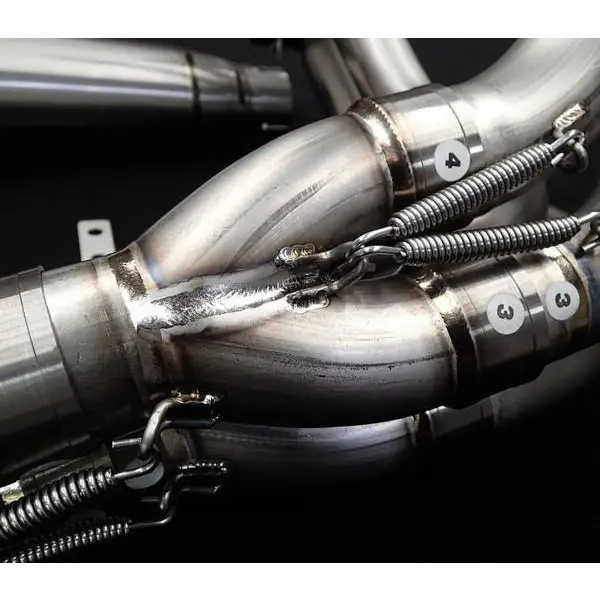 Vandemon Performance Kawasaki Ninja H2 & H2R Brushed Titanium Exhaust System 2015-2024 - Exhaust