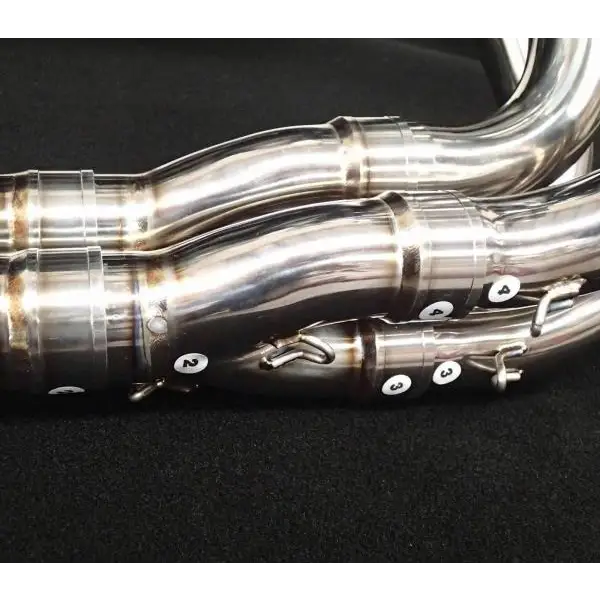 Vandemon Performance Kawasaki Ninja H2 & H2R Polished Titanium Exhaust System 2015-2024 - Exhaust