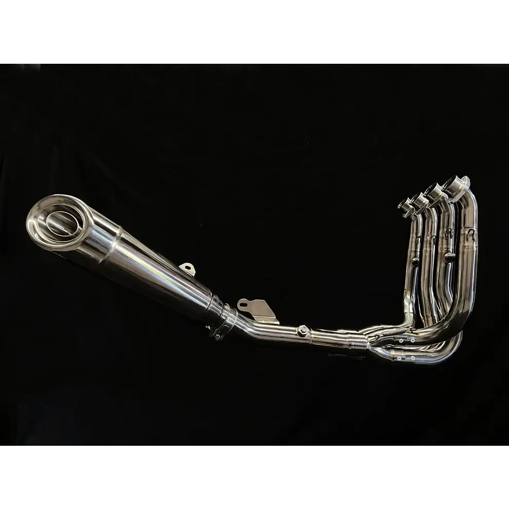 Vandemon Performance Kawasaki Ninja ZH2 Polished Titanium Exhaust System 2020-24 - Exhaust