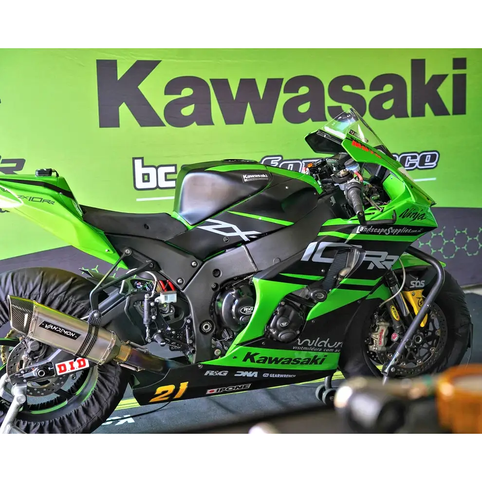 Vandemon Performance Kawasaki ZX10R & ZX10RR Titanium Exhaust & Carbon Fiber Muffler - Exhaust