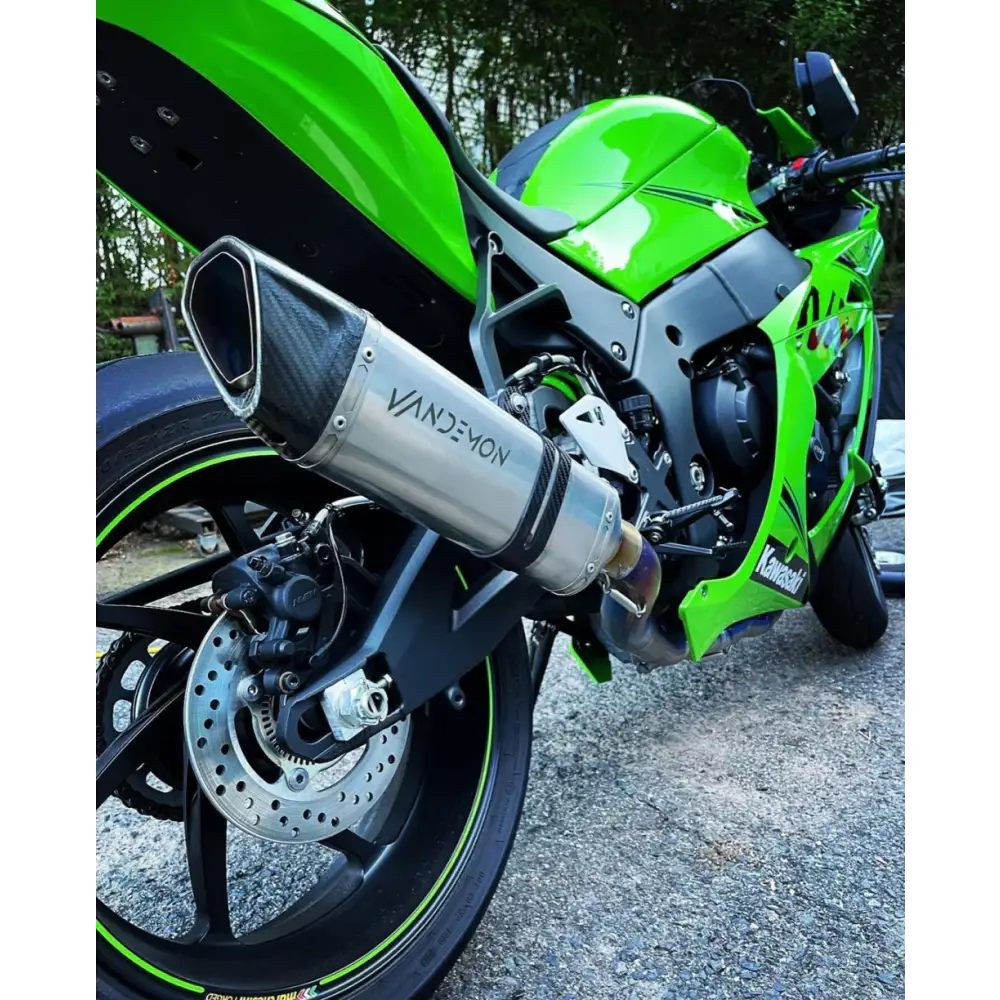 Vandemon Performance Kawasaki ZX10R & ZX10RR Titanium Exhaust & Carbon Fiber Muffler - Exhaust