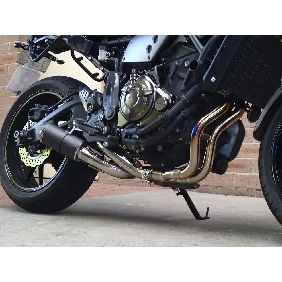 Vandemon Performance Yamaha R7 MT07 FZ07 XSR700 Tracer 700/GT Tracer 7/GT Titanium Exhaust System - Exhaust