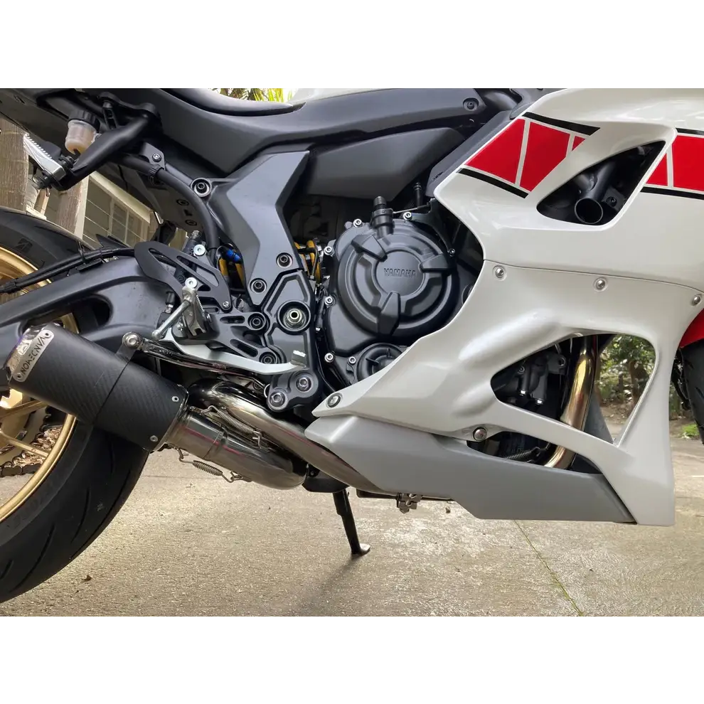 Vandemon Performance Yamaha R7 MT07 FZ07 XSR700 Tracer 700/GT Tracer 7/GT Titanium Exhaust System - Exhaust