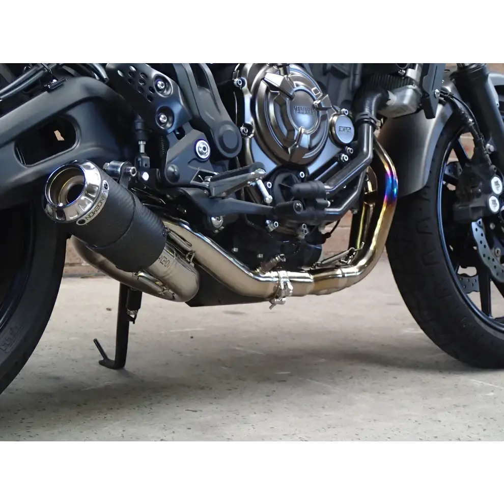 Vandemon Performance Yamaha R7 MT07 FZ07 XSR700 Tracer 700/GT Tracer 7/GT Titanium Exhaust System - Exhaust