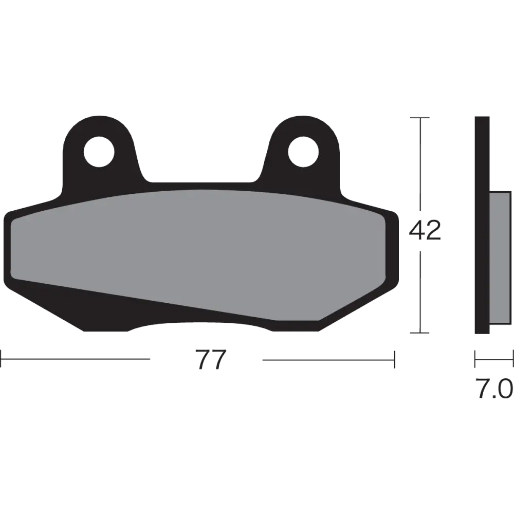 VESRAH Semi-Metallic Brake Pads VD-131