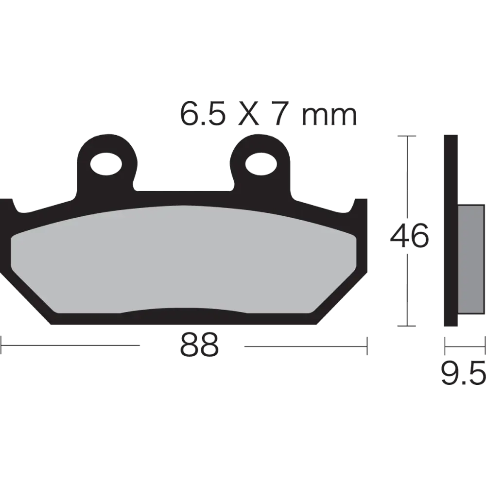 VESRAH Semi-Metallic Brake Pads VD-143/2