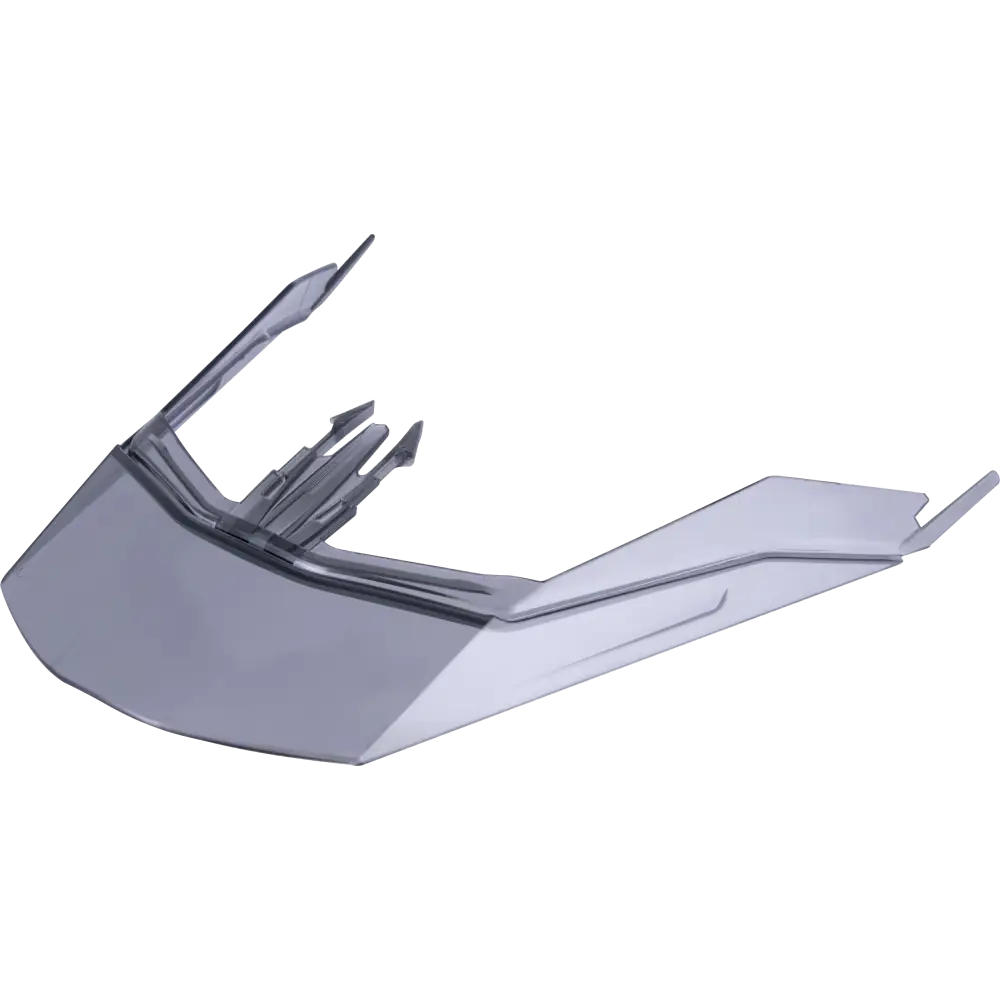Visor Extension S M10 Transparent Dark