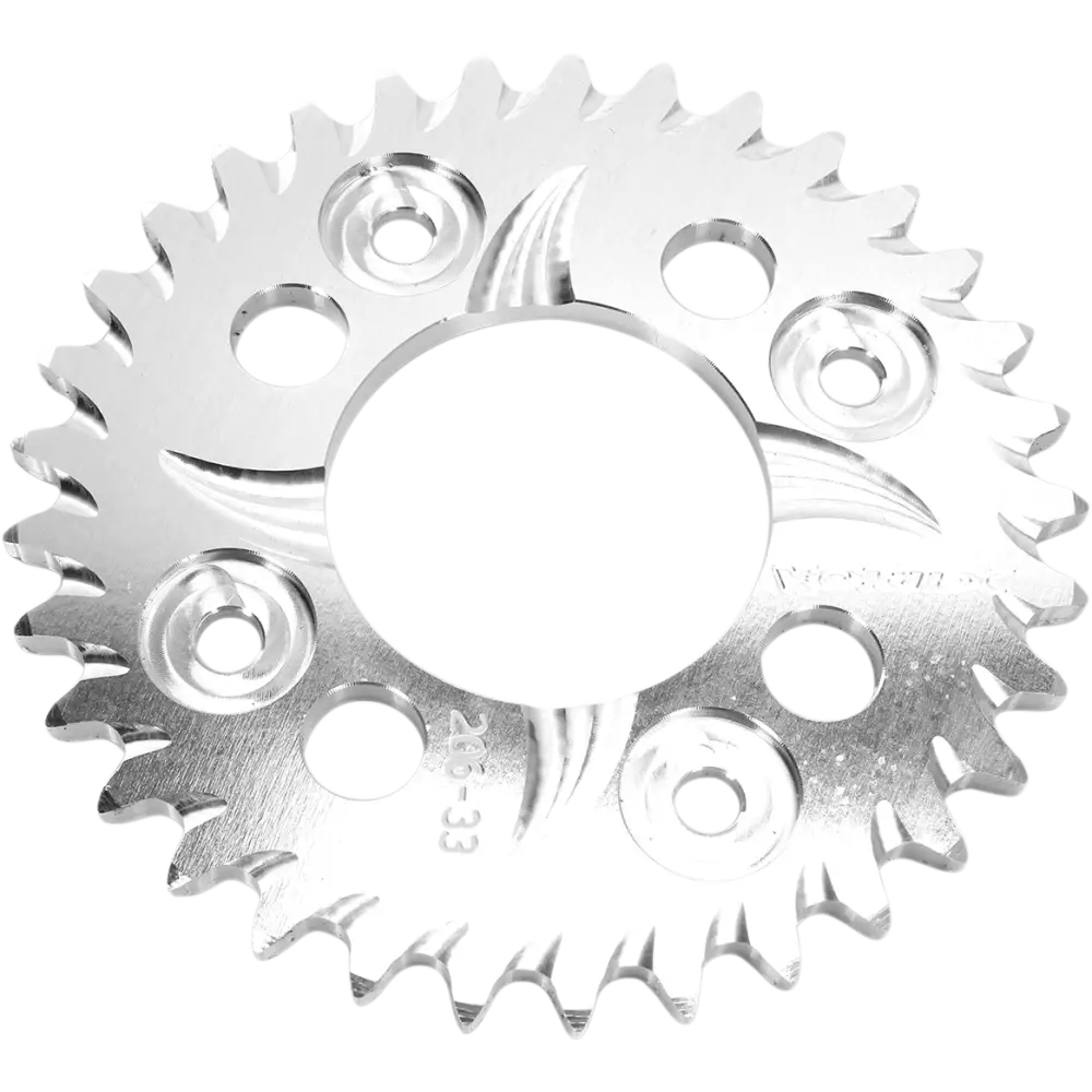 VORTEX Aluminum Sprocket - Silver - Rear - 33 Tooth 206-33