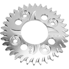 VORTEX Aluminum Sprocket - Silver - Rear - 34 Tooth 206-34