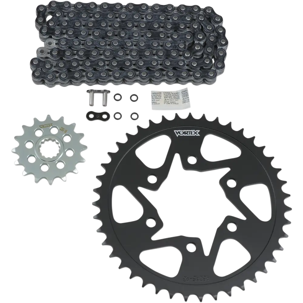 VORTEX Chain Kit - Black - Kawasaki - ZX-6R CK6387