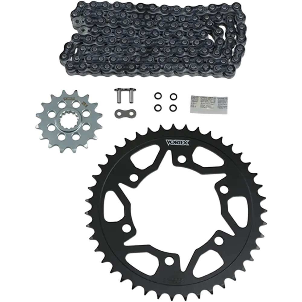 VORTEX Chain Kit - Black - Suzuki - GSX-R 600 CK6402