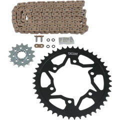 VORTEX Steel Chain Kit - Gold - Yamaha - YZF-R1 - ’98-’03 CKG6354