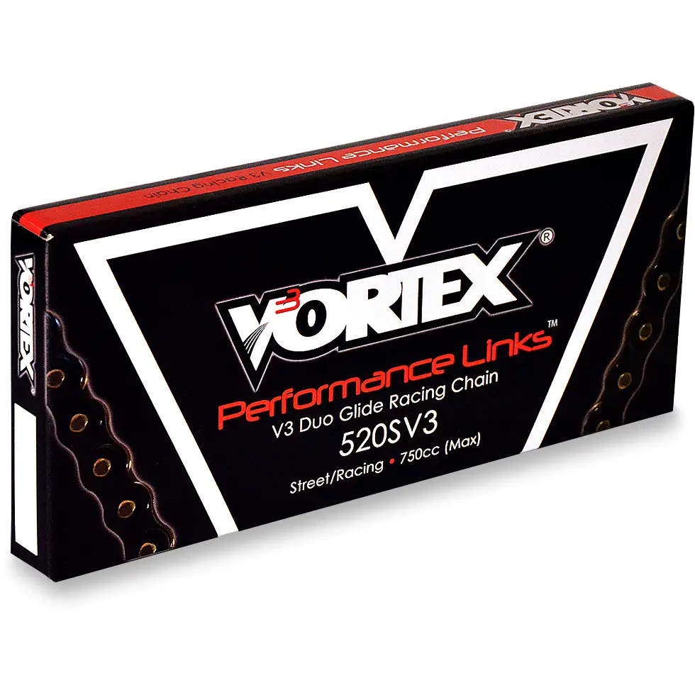 VORTEX Steel Chain Kit - GSX-R 600 - Black CK6273