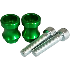 VORTEX Swingarm Spool - Green - 10 mm SP402L