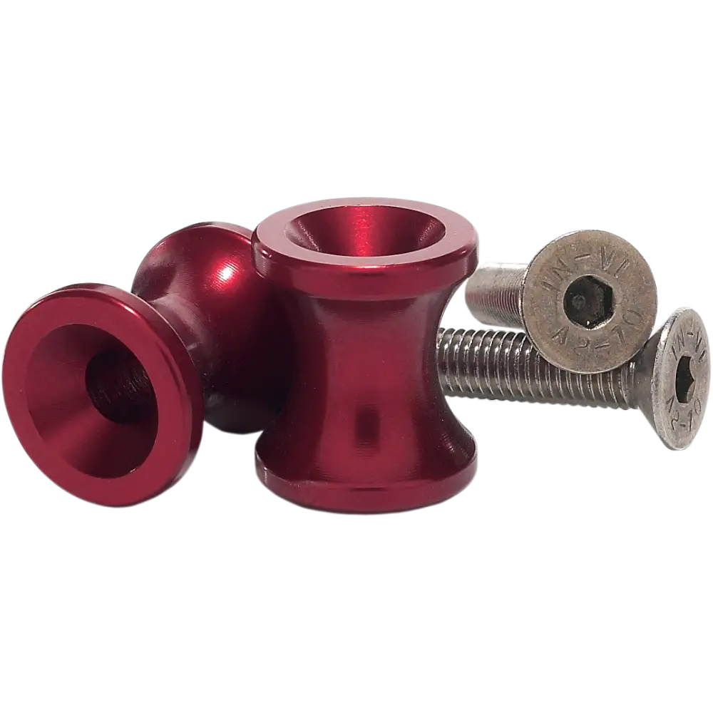 VORTEX Swingarm Spool - Red - 10 mm SP402R