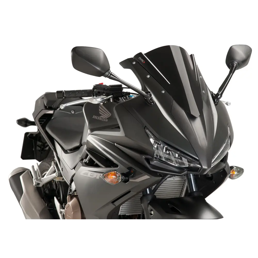 Windscreen Racing Black