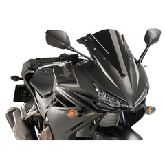 Windscreen Racing Black