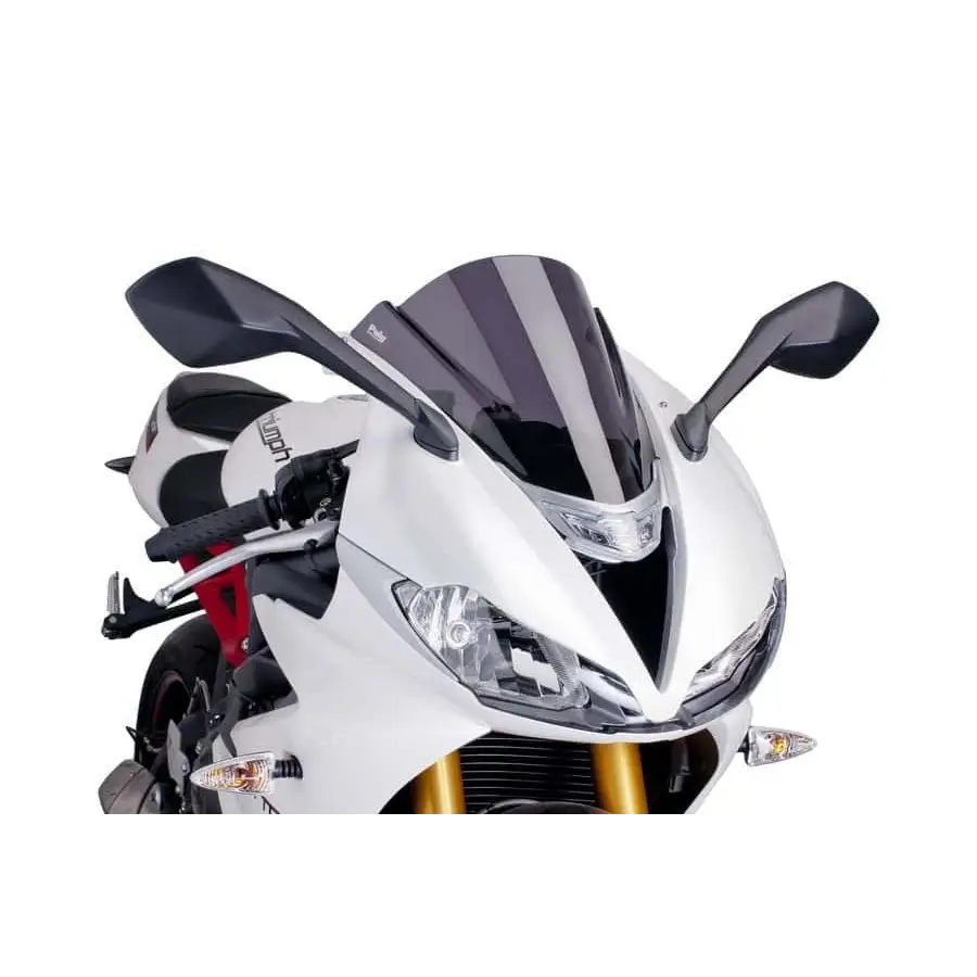 Windscreen Racing Dark Smoke Tri